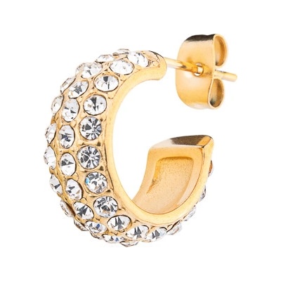 Franco Bene Pozlacené náušnice s drobnými zirkony 2909