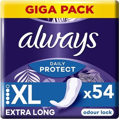 Always Daily Protect Extra Long slipové vložky s parfumáciou 54 ks