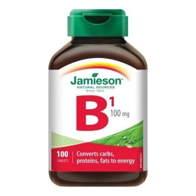 Jamieson Vitamín B1 100 mg Thiamin 100 tablet