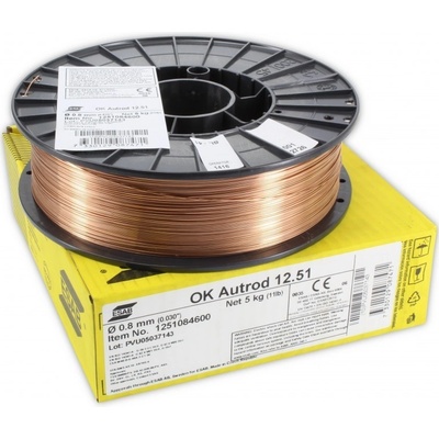 Esab OK Autrod 12.51 0,8 mm G3Si1 5 kg – Zboží Mobilmania