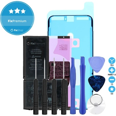 Batéria pre iPhone X, 2716mAh, Lepka (Adhesive), Náradie, FixPremium