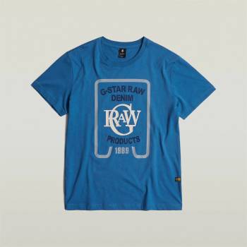 Image 1 of G Star Тениска G Star Raw T-Shirt - Retro Blue