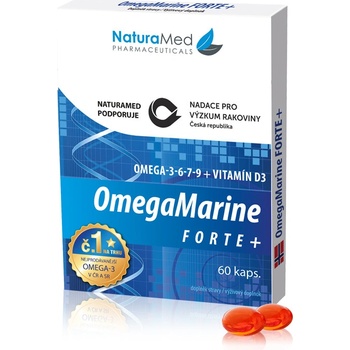 NaturaMed OmegaMarine Forte+ 60 kapslí