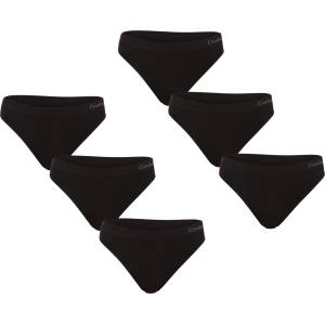 Gaubert Комплект от шест - дамска танга Gaubert черна (GBTW-3104/black) Gaubert | Cheren | ЖЕНИ | L/XL