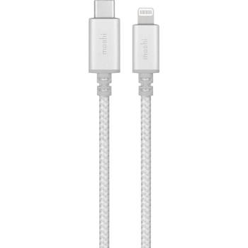 Moshi Integra USB-C to Lightning Cable - сертифициран (MFI) USB-C към Lightning кабел за Apple устройства с Lightning порт (120 см) (срeбрист)