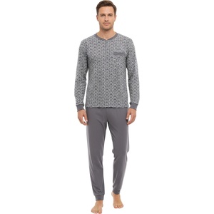 Gianvaglia Мъжка пижама Gianvaglia многоцветна (2501/grey) Gianvaglia | Siv Mnogotsveten | МЪЖЕ | 3XL