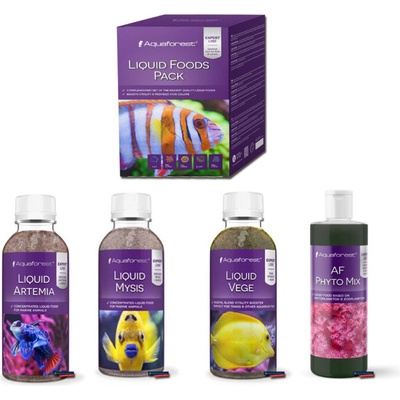 Aquaforest Liquid food Pack 4x250 ml