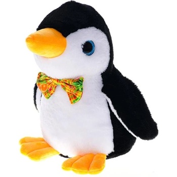 Mikro Плюшено пингвинче стоящо 20см с папийонка