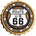 Ceduľa vrchnák Route Us 66