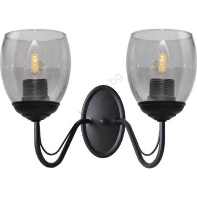 Helam Стенна лампа ALLENA 2xE27/15W/230V (HE0844)