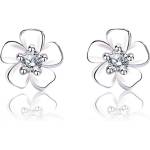 Silenti Jewelry Сребърни обеци "Частица
