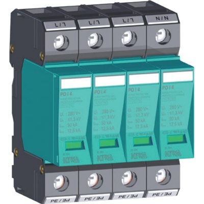 Zvodič prepätia PO I 4P 230V AC 12,5kA typ T1+T2+T3 81.004 KIWA