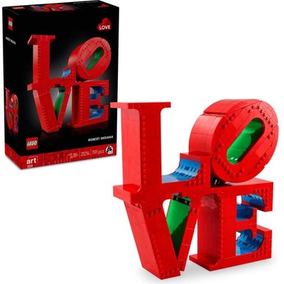 Art Love - model building for adults - decorative art object for building - creative activity for women and men - gift idea for couples - 31214