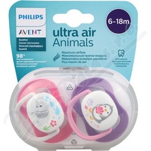 Avent Ultra Air Animals slon/tučniak ružová/lila