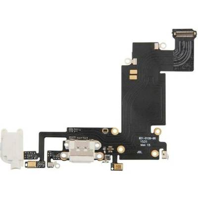 AppleKing nabíjecí a audio flex konektor pro iPhone 6S Plus - bílý