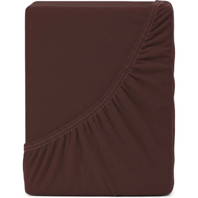 4Home jersey prostěradlo Ideál tmavě hnědé 60x120