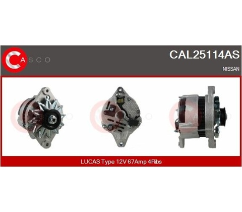 generátor CASCO CAL25114AS