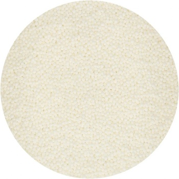 FunCakes Mini perličky biele Nonpareils White 80 g