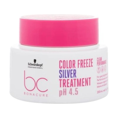 Schwarzkopf BC Bonacure Color Freeze pH 4.5 Treatment Silver подмладяваща маска за коса с неутрализиращ ефект 200 ml за жени