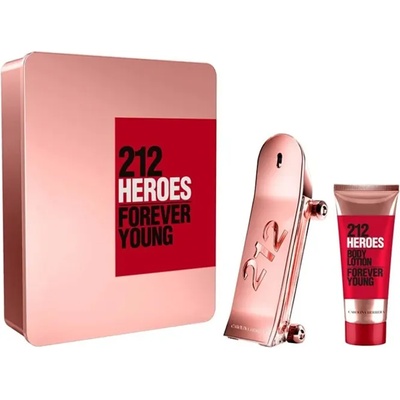 Carolina Herrera 212 Heroes Women Gift Set - EDP 80 ml + Body Lotion 100 ml за жени
