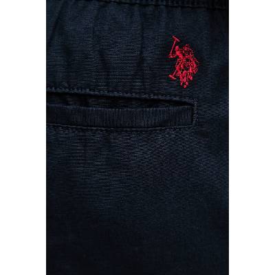 U. S. Polo Assn Къс панталон с лен U. S. Polo Assn. LINEN DECK (MUP3552)