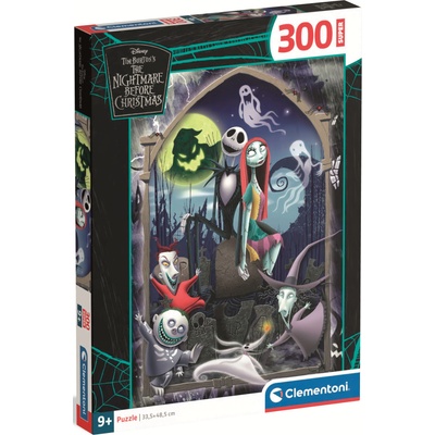 Clementoni Пъзел Clementoni от 300 части - Кошмарът преди Коледа (21743)