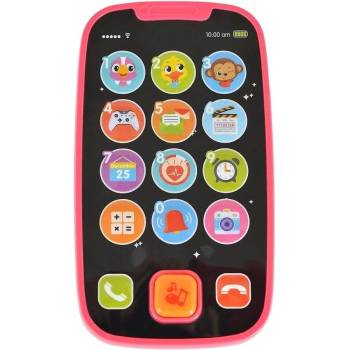 HOLA Интерактивна играчка Hola Toys - Смартфон, розов (3127_ROZ)