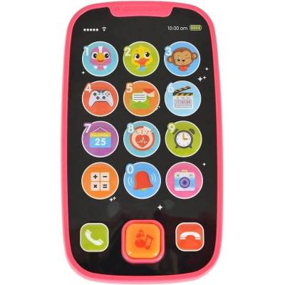HOLA Интерактивна играчка Hola Toys - Смартфон, розов (3127_ROZ)
