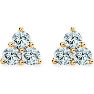 SAVICKI Náušnice Fairytale žluté zlato laboratorní diamanty FAIR-K-BR-036-LAB-Z