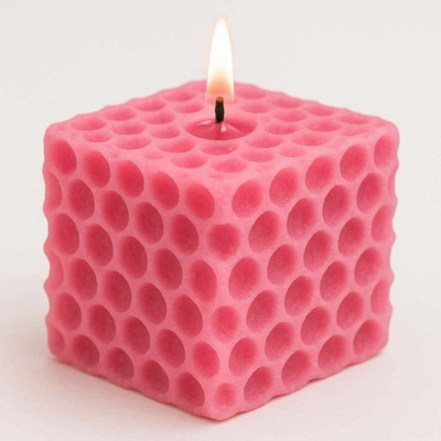 Svíčkománie3D Zajímavý patvar růžová 90 g