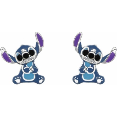 Disney Dětské náušnice Lilo&Stitch stříbrné ES00037SRHL.CS (Ag 925/1000, 0,98 g) (ES00037SRHL.CS)