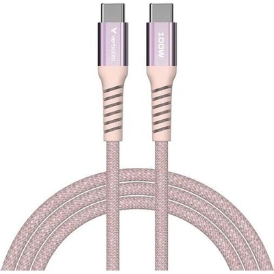 Verbatim 31857 USB, USB C samec - USB C samec, 100W, 1.2m, růžový