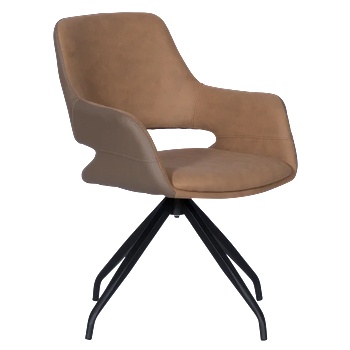 Image 1 of Carmen Трапезен стол winslow - Златно кафяв sf 2 (3532036_2)