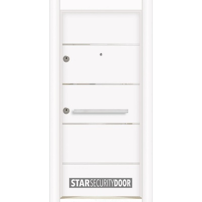 Starsteeldoor Блиндирана врата Outdoor - LP Инокс бял (цена без монтаж)