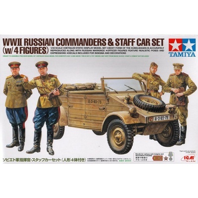 Tamiya WWII Russian Commanders & Staff Car Set 1:35