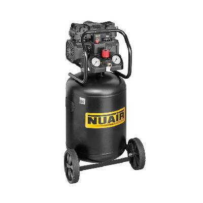 Бензинов безшумен безмаслен копресор NUAIR Siltek TB 50 V, B2DV304NUA - 1.5 hp, 50 l, 160 l/min, 8 bar (B2DV304NUA)