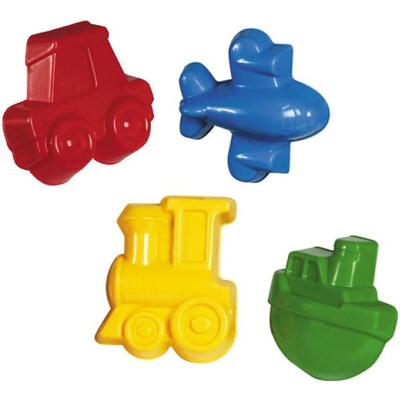 Androni Giocattoli Формички за пясък 4 броя - превозни средства