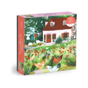 Cottage Wildflowers 1000 Piece Puzzle in a Square Box (2025)