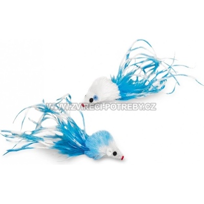 Nobby Catnip šustivé myšky s catnipem pro kočku, 5cm, balení 2ks