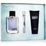 Calvin Klein Defy комплект за мъже Eau de Toilette 100 ml + Eau de Toilette 10 ml + Душ гел 100 ml