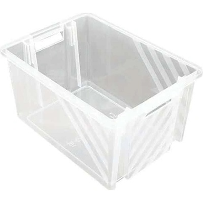 NovaBac, Stohovatelný plastový box průhledný, 18 l