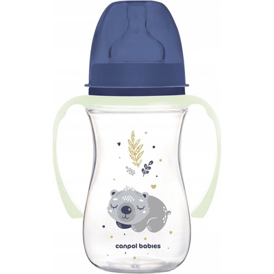 Canpol Babies Antikoliková fľaša EasyStart sleepy koala ružová 240 ml