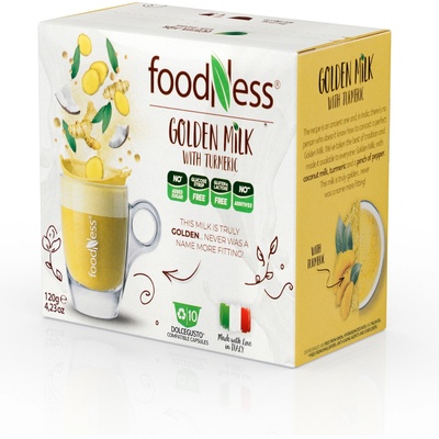 FoodNess Златно мляко с куркума за Dolce Gusto 10 капсули