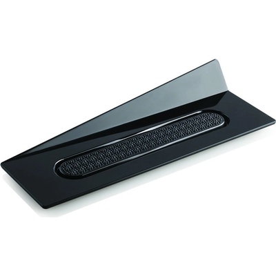 Silikomart Elegantná podložka Obdĺžnik plastový čierny 14x4cm