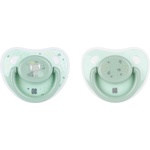 KikkaBoo Силиконови залъгалки KikkaBoo - Savanna, Mint, 6-18 месеца, 2 броя (31303010045) - baby