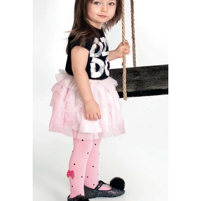 Knittex dívčí punčochové kalhoty BLUEBERRY 40 DEN Bianco