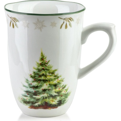 Affekdesign Vianočný hrnček Santa Lila bielo zelený 220 ml