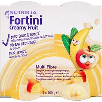 FORTINI CREAMY FRUIT MULTI FIBRE LETNÍ OVOCE POR SOL 4X100G