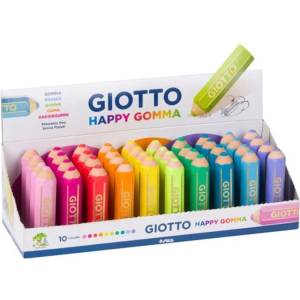 GIOTTO Гумичка GIOTTO Happy Gomma молив с форма в ярки цветове 233800 (233800)