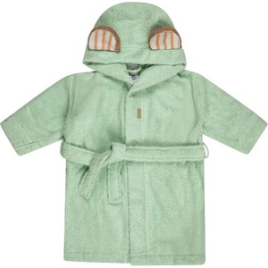 Sterntaler Детски халат Sterntaler Kid's Bademantel with Ears Bär Bo Bathrobe - Mintgrün - размер 116 (EU) (750-3403-0114)